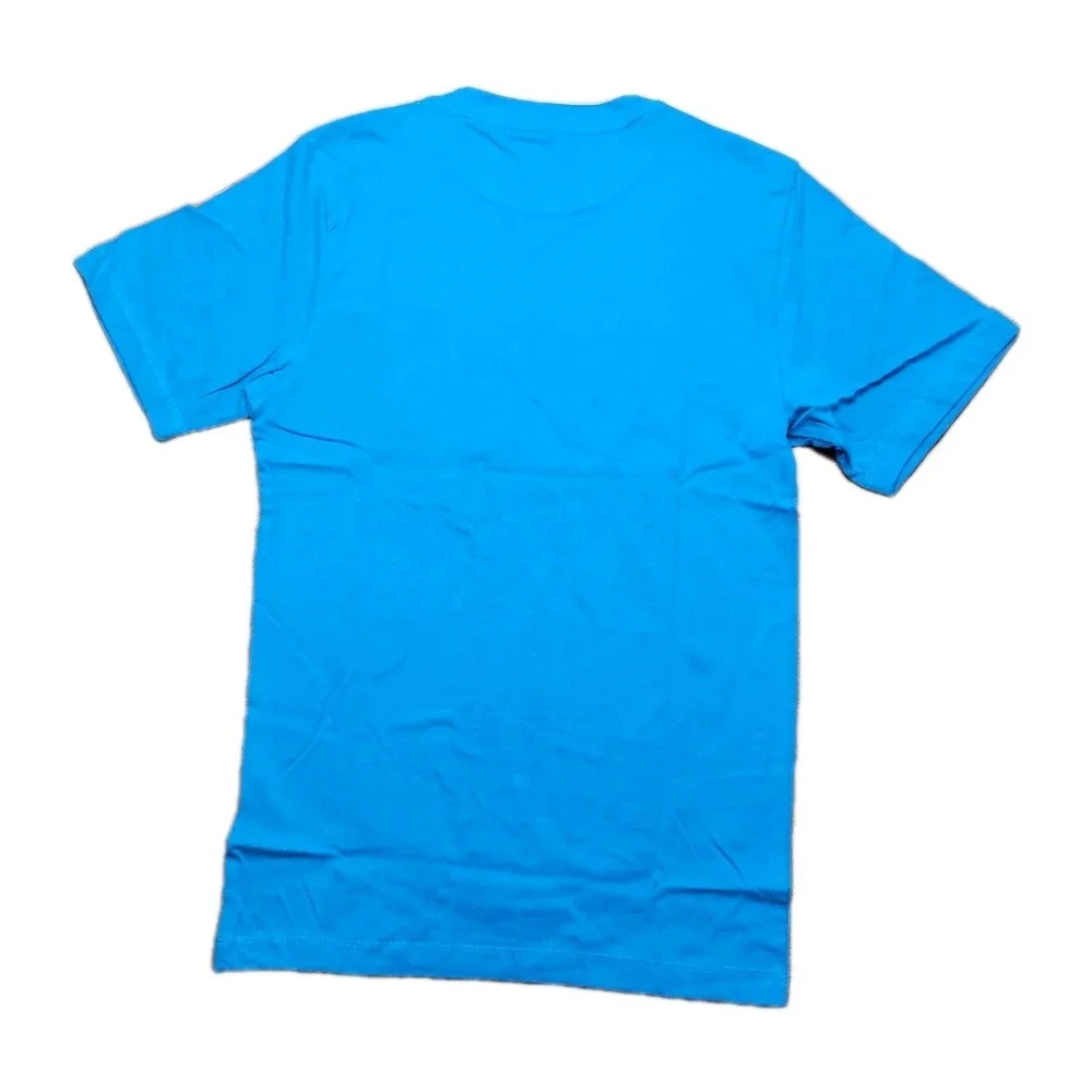 The North Face Shirt Mens X-Small Hero Blue Evo Box Never Stop Exploring Tee NWT